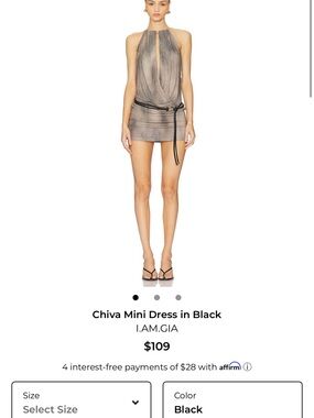 Chiva Mini Dress size large